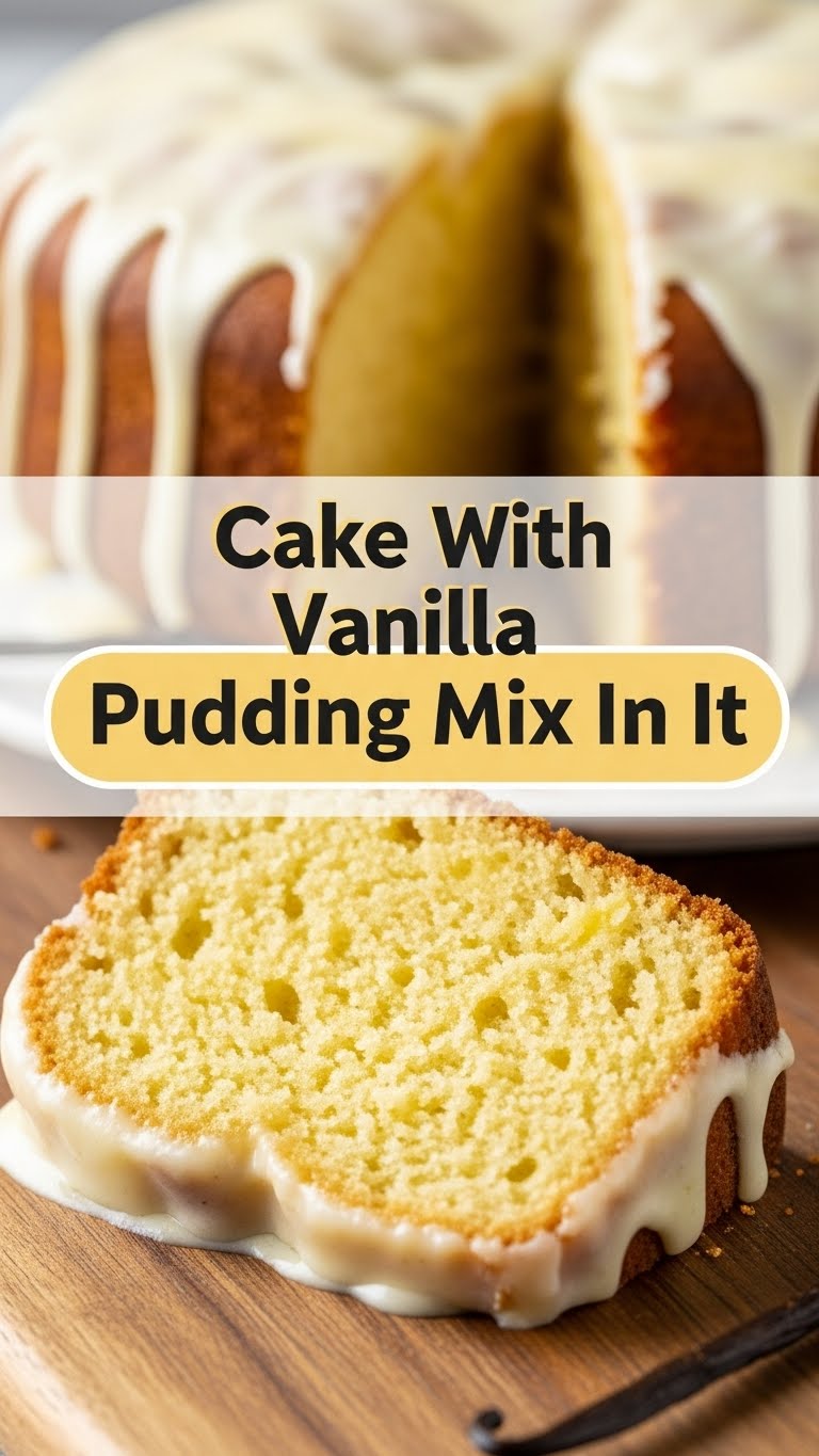 Cake With Vanilla Pudding Mix In It