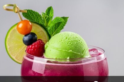 Cocktail With Sorbet