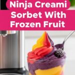 Ninja Creami Sorbet With Frozen Fruit