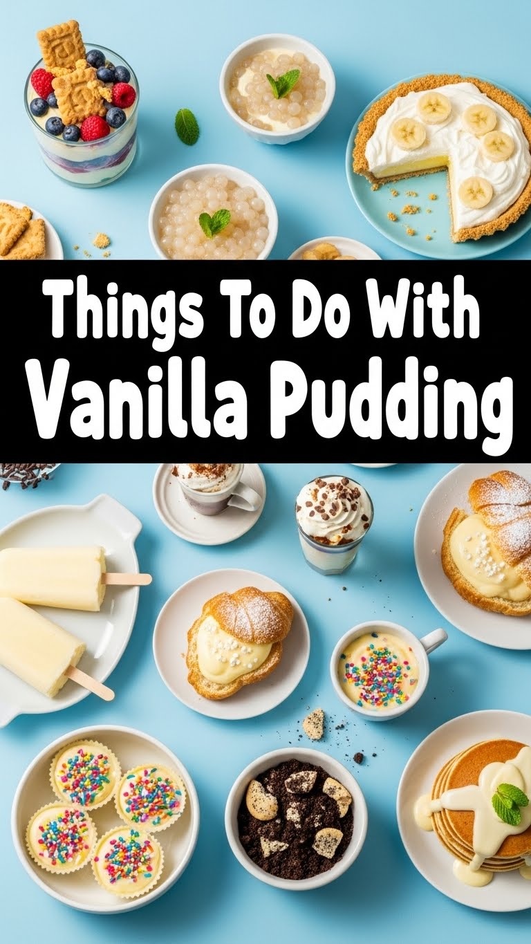 Things To Do With Vanilla Pudding