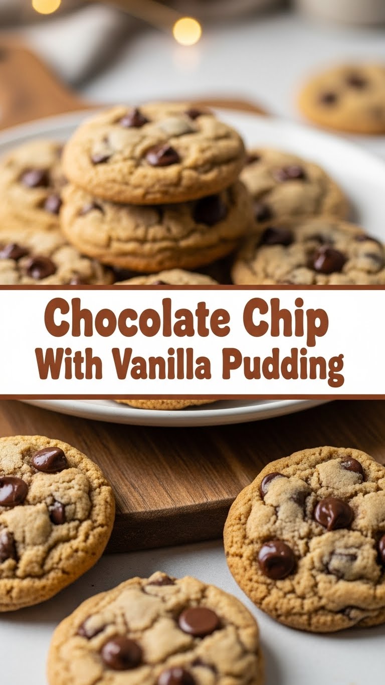 Chocolate Chip With Vanilla Pudding