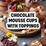 Chocolate Mousse Cups With Toppings