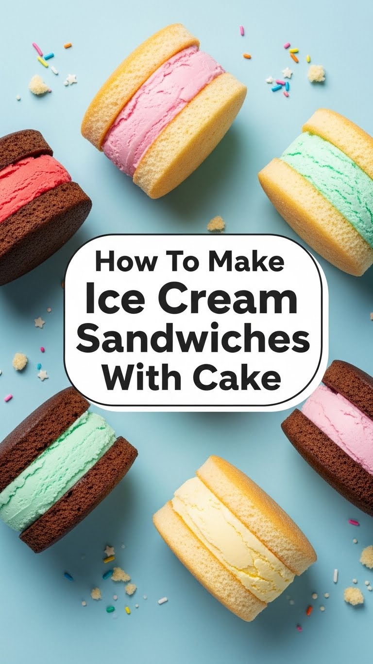 How To Make Ice Cream Sandwiches With Cake