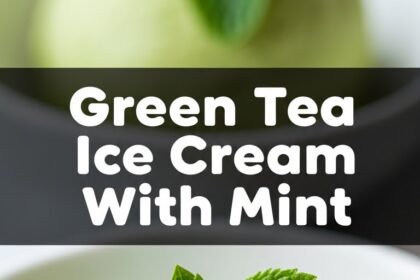 Green Tea Ice Cream With Mint