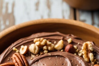 Creamy Chocolate Mousse With Nuts