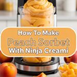 How To Make Peach Sorbet With Ninja Creami