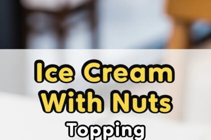 Ice Cream With Nuts Topping