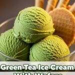 Green Tea Ice Cream With Wafers