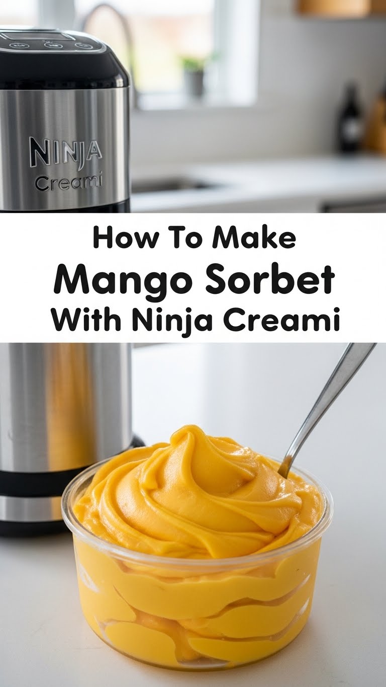 How To Make Mango Sorbet With Ninja Creami