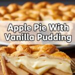 Apple Pie With Vanilla Pudding