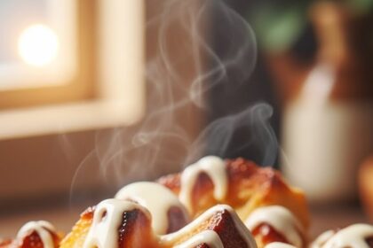Bread Pudding With Vanilla Cream Sauce