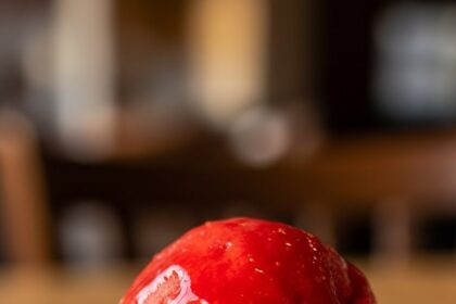 Strawberry Sorbet With Sauce