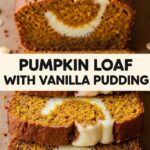 Pumpkin Loaf With Vanilla Pudding