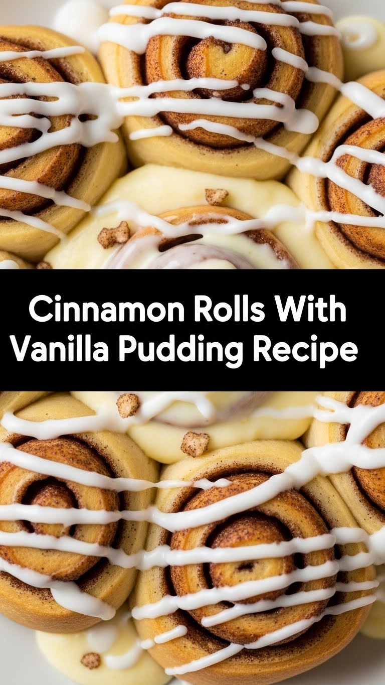 Cinnamon Rolls With Vanilla Pudding Recipe