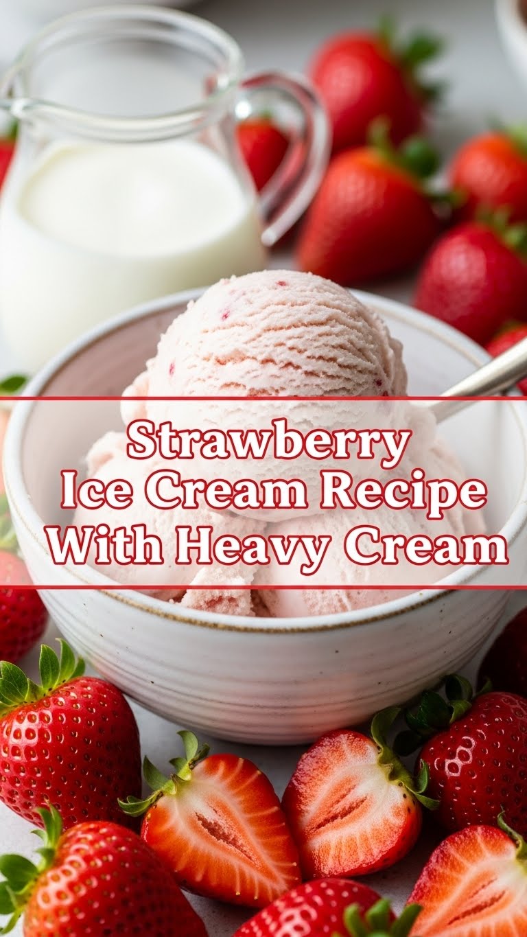 Strawberry Ice Cream Recipe With Heavy Cream