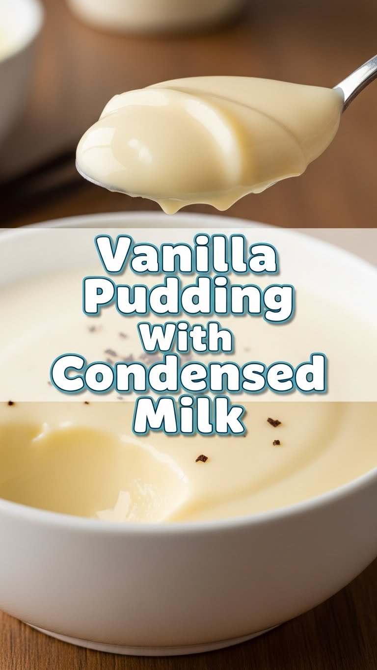 Vanilla Pudding With Condensed Milk