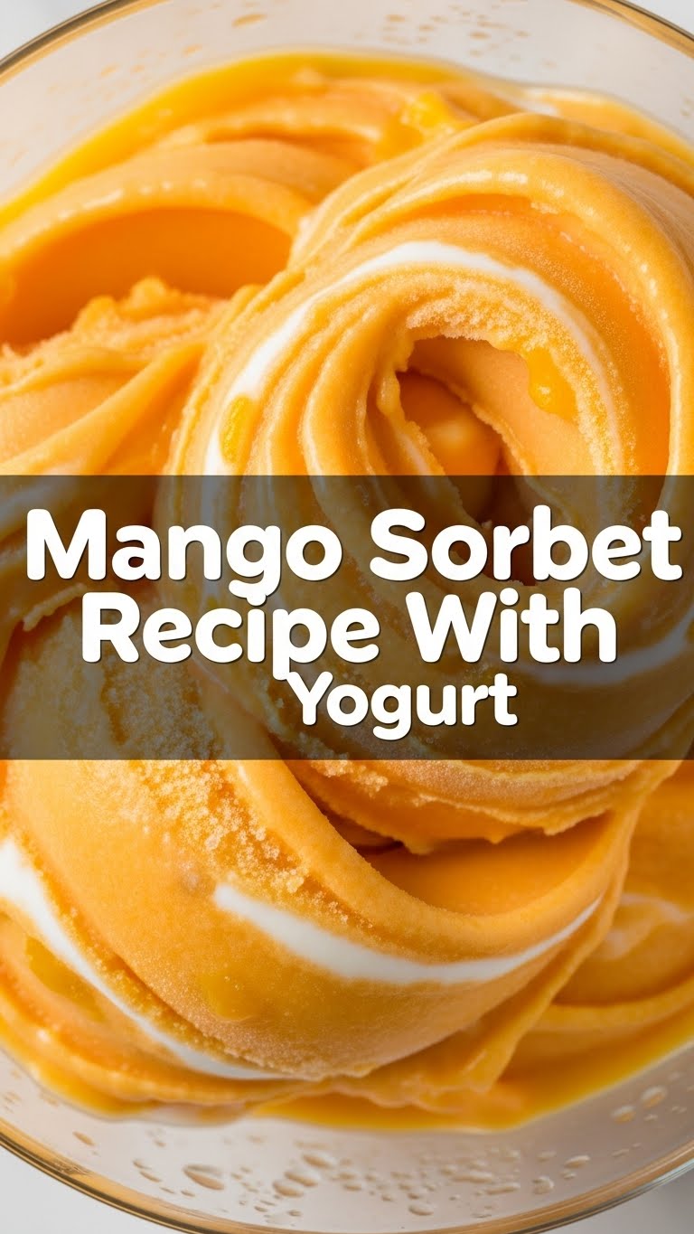 Mango Sorbet Recipe With Yogurt