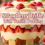 Strawberry Trifle With Vanilla Pudding
