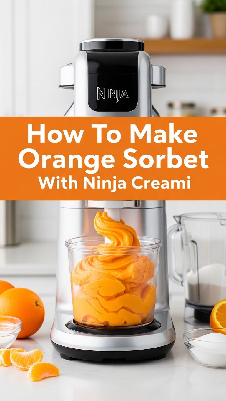 How To Make Orange Sorbet With Ninja Creami