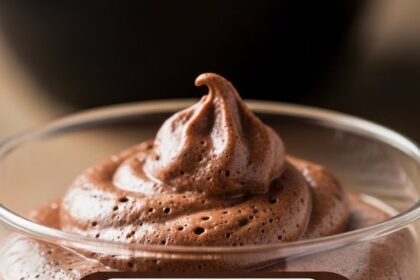 Homemade Mousse With Chocolate