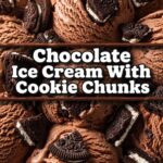 Chocolate Ice Cream With Cookie Chunks