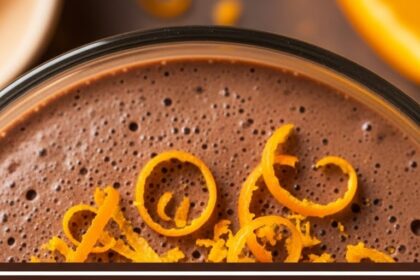 Chocolate Mousse With Orange Flavor