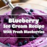 Blueberry Ice Cream Recipe With Fresh Blueberries