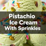 Pistachio Ice Cream With Sprinkles