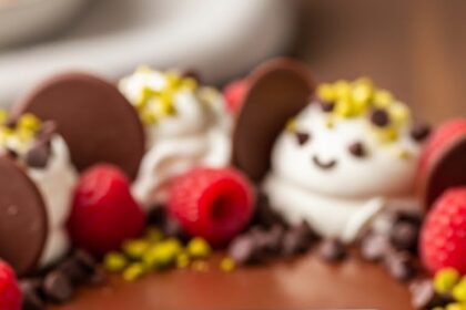 Chocolate Mousse Pie With Toppings