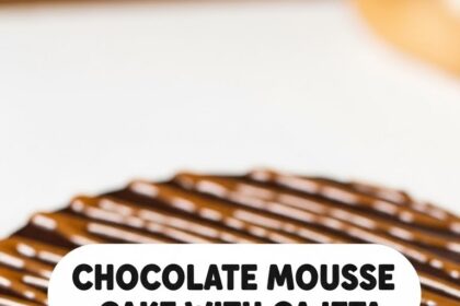 Chocolate Mousse Cake With Cajeta