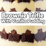 Brownie Trifle With Vanilla Pudding