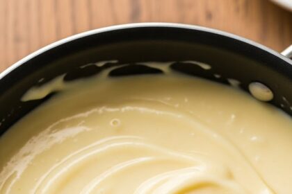 Homemade Vanilla Pudding With Flour