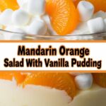 Mandarin Orange Salad With Vanilla Pudding