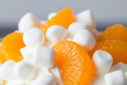 Mandarin Orange Salad With Vanilla Pudding