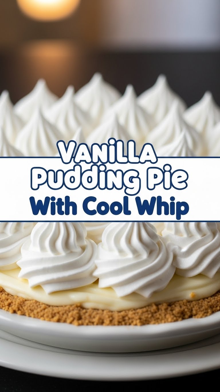Vanilla Pudding Pie With Cool Whip
