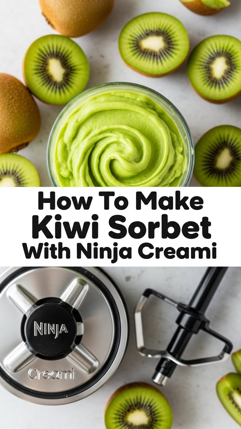 How To Make Kiwi Sorbet With Ninja Creami