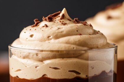 Chocolate Dessert With Coffee Mousse