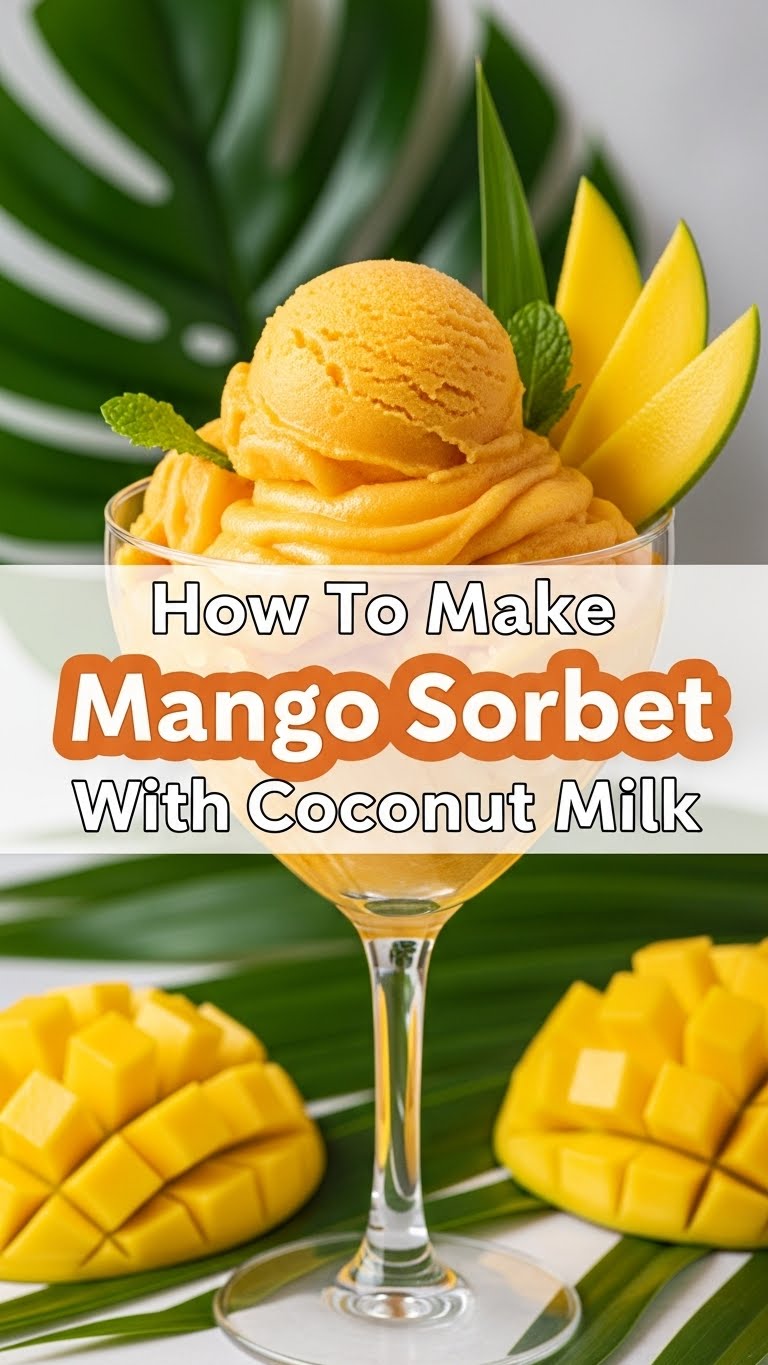 How To Make Mango Sorbet With Coconut Milk