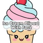 Ice Cream Clipart With Face