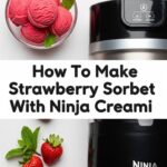 How To Make Strawberry Sorbet With Ninja Creami