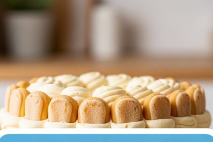 Ice Cream Cake With Ladyfingers