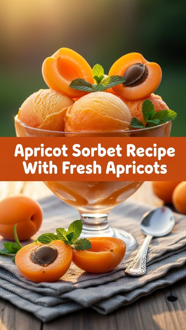 Apricot Sorbet Recipe With Fresh Apricots