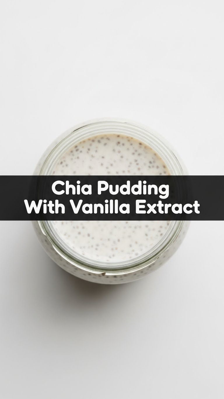 Chia Pudding With Vanilla Extract