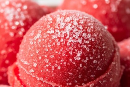 Watermelon Sorbet With Sugar
