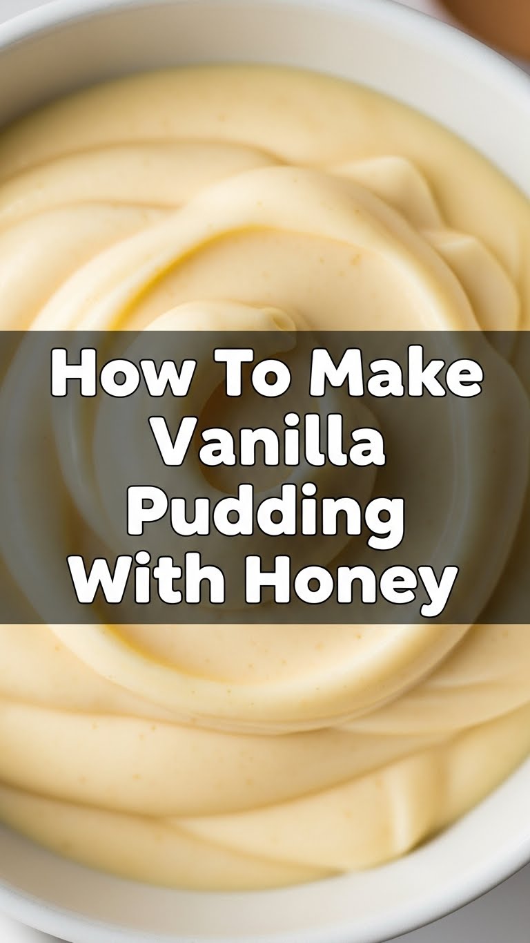 How To Make Vanilla Pudding With Honey