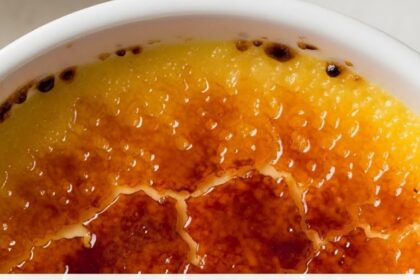 Creme Brulee With Custard Powder