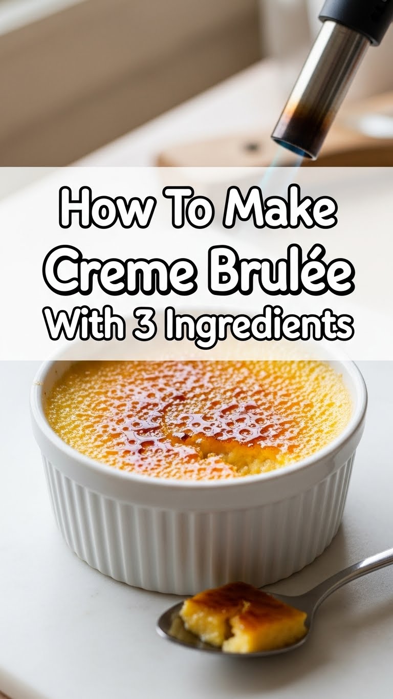 How To Make Creme Brulee With 3 Ingredients