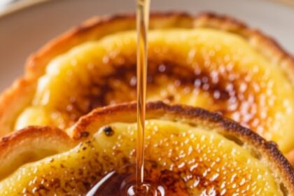 Creme Brulee French Toast With Creamy Maple Syrup