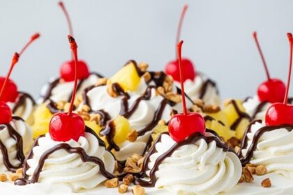 Banana Split Ice Cream Cake With Cool Whip