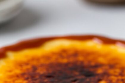 Cheesecake With Creme Brulee Topping